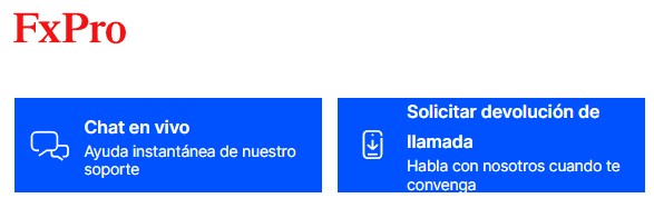 Contacto de FxPro
