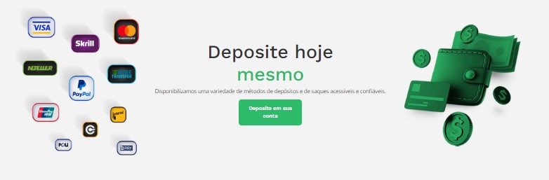 Depósito e Retirada Eightcap